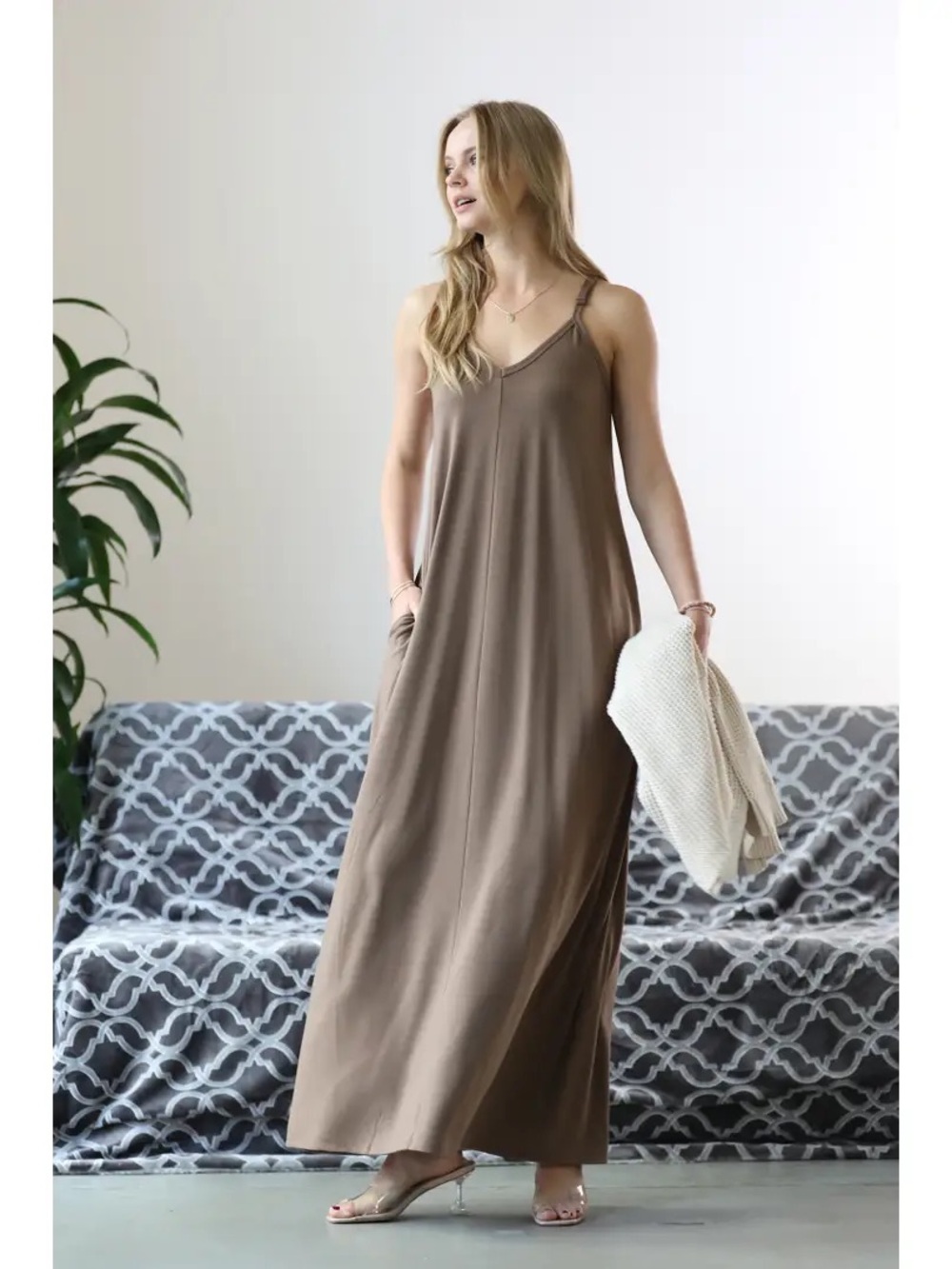 Zenana Outfitters Maxi Slip Dress